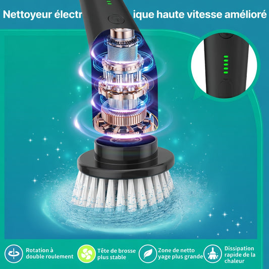 Brosse Électrique de Nettoyage Rotative